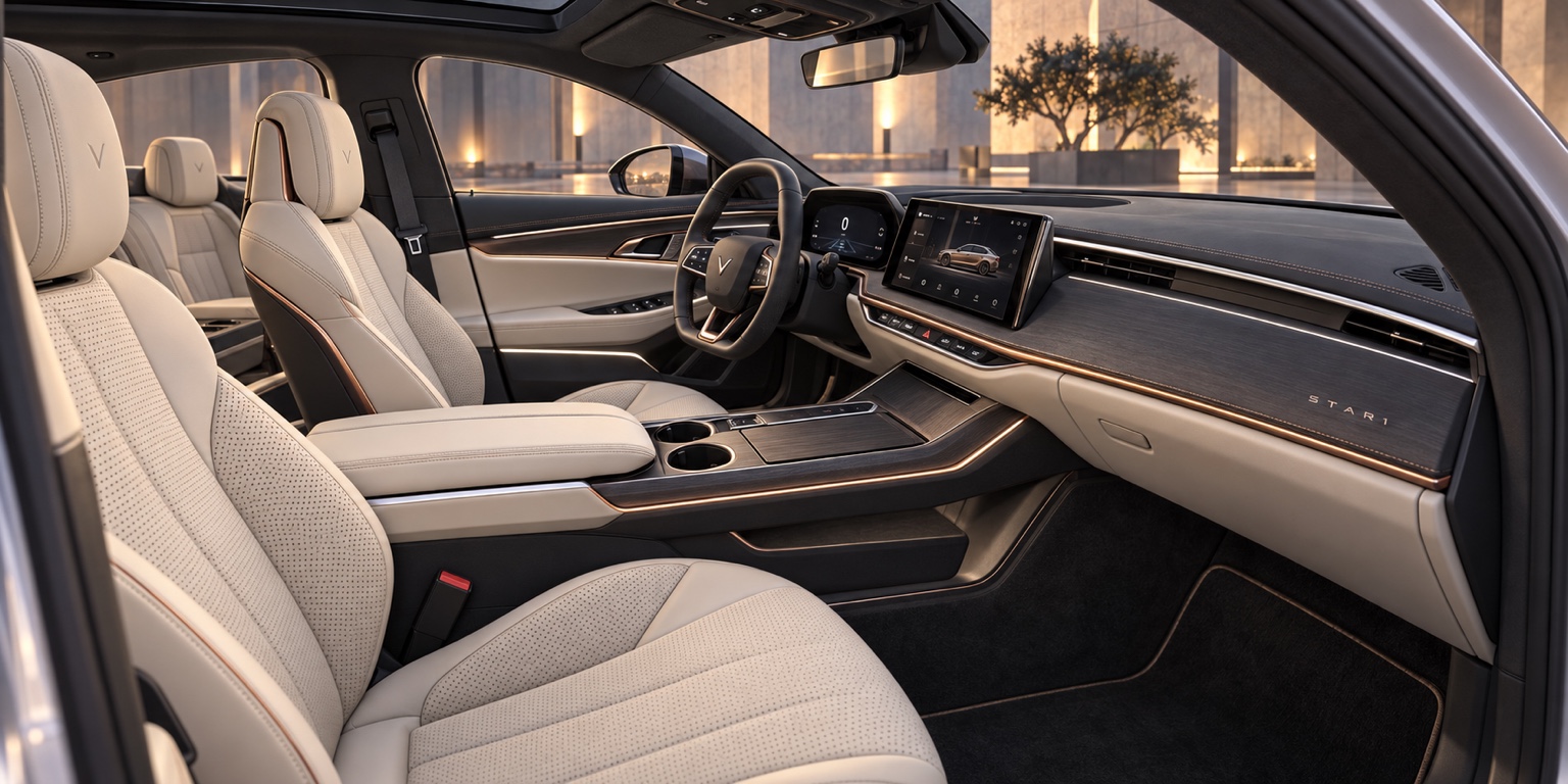 VARLINE STAR1 — Driver-focused cabin