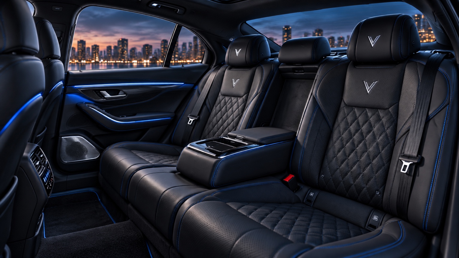 Rear passenger cabin of the VARLINE V1
