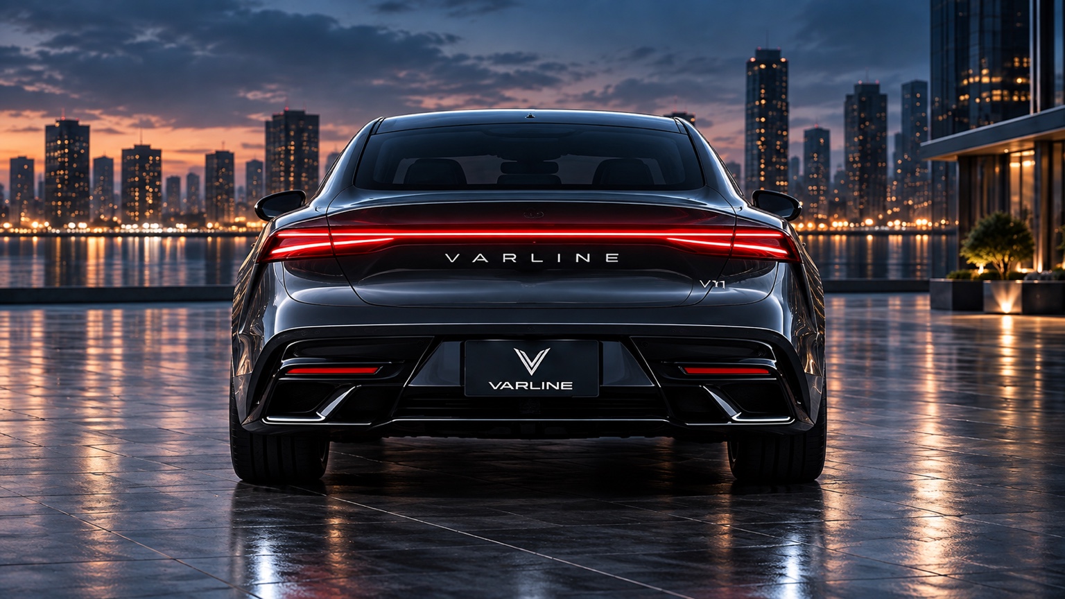 Rear view of the VARLINE V1